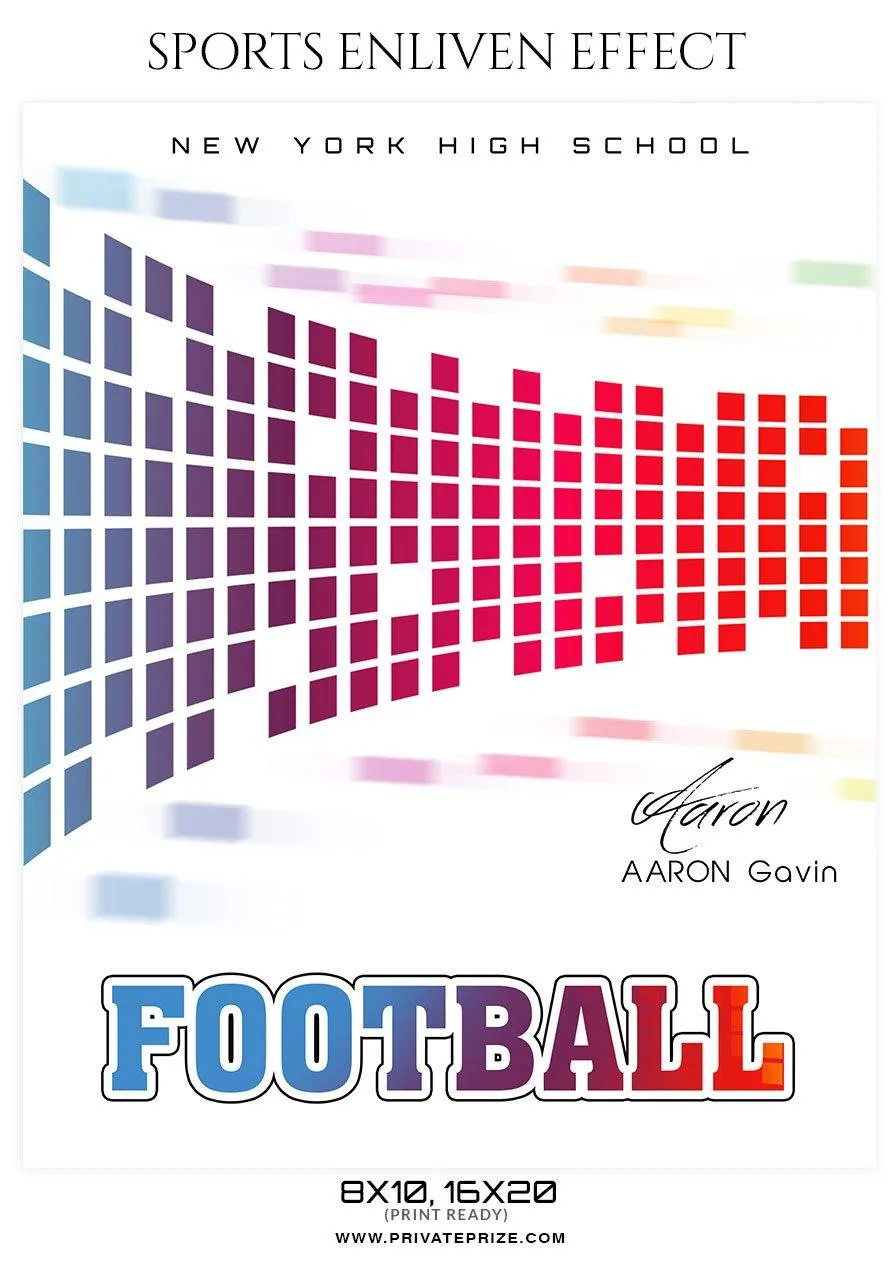 Aaron Gavin - Football Sports Enliven Effect Photography Template