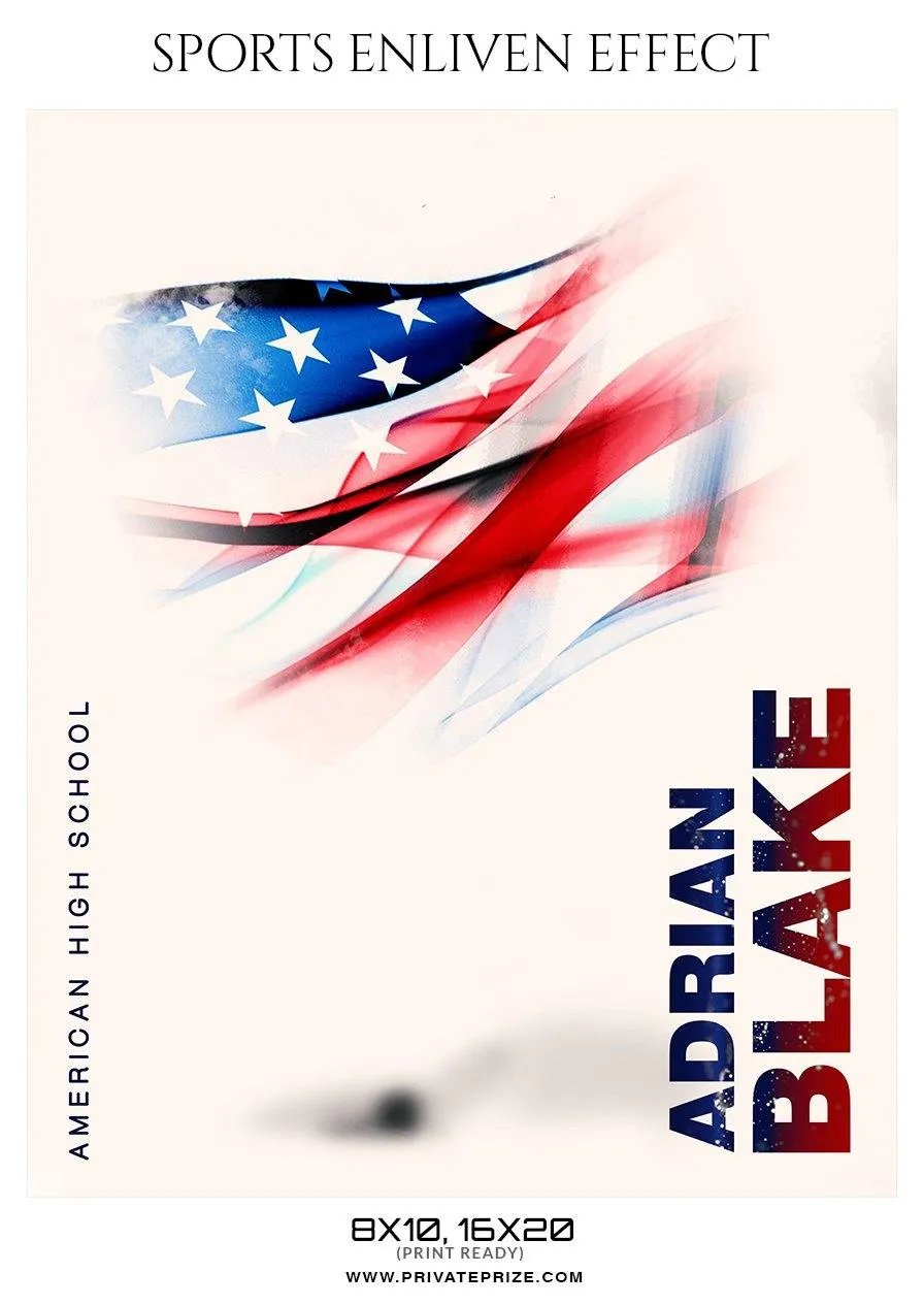 Adrian Blake - Basketball Sports Enliven Effect Photography Template