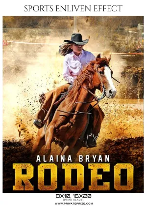 Alaina Bryan - Rodeo Sports Enliven Effects Photography Templates