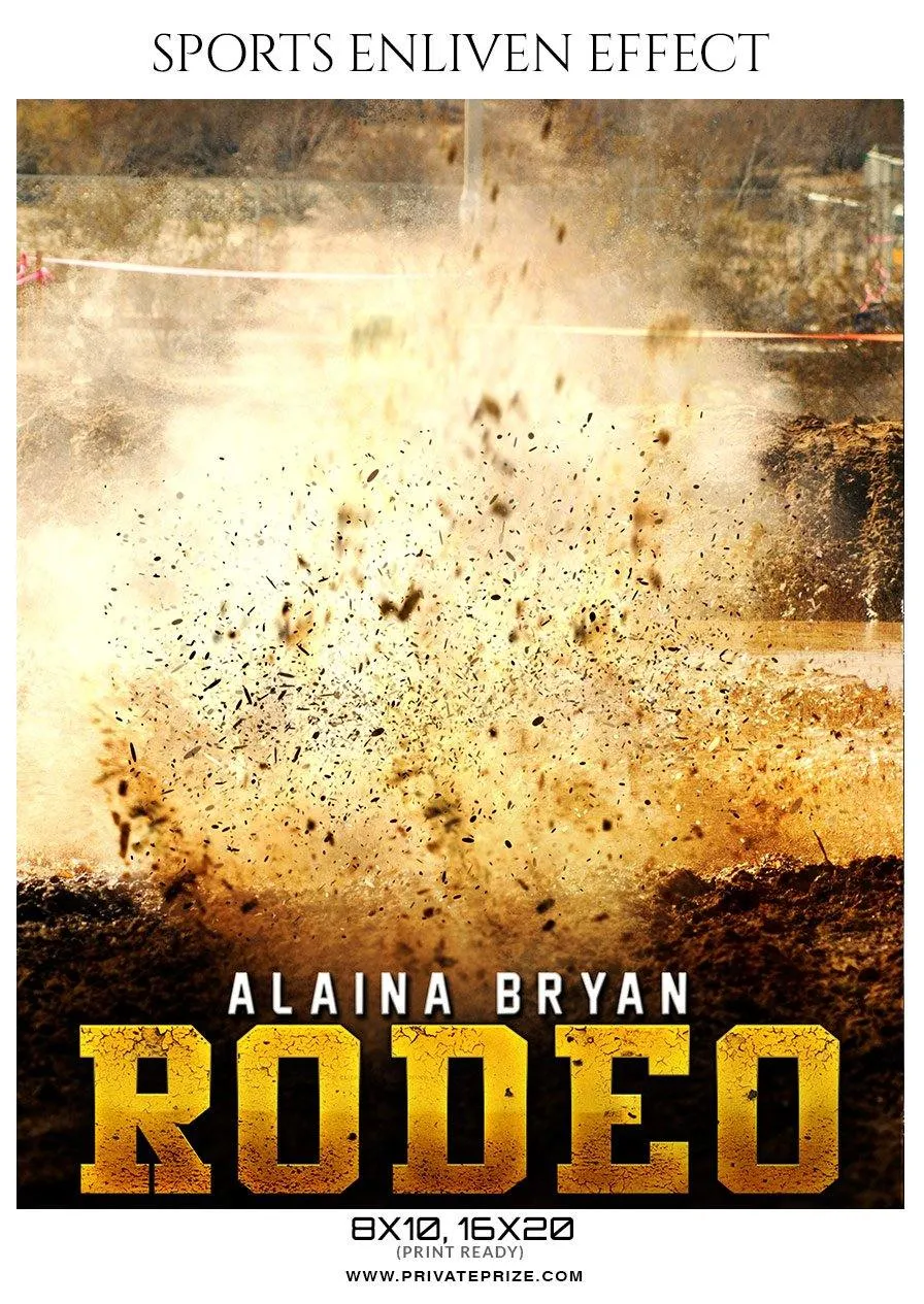 Alaina Bryan - Rodeo Sports Enliven Effects Photography Templates