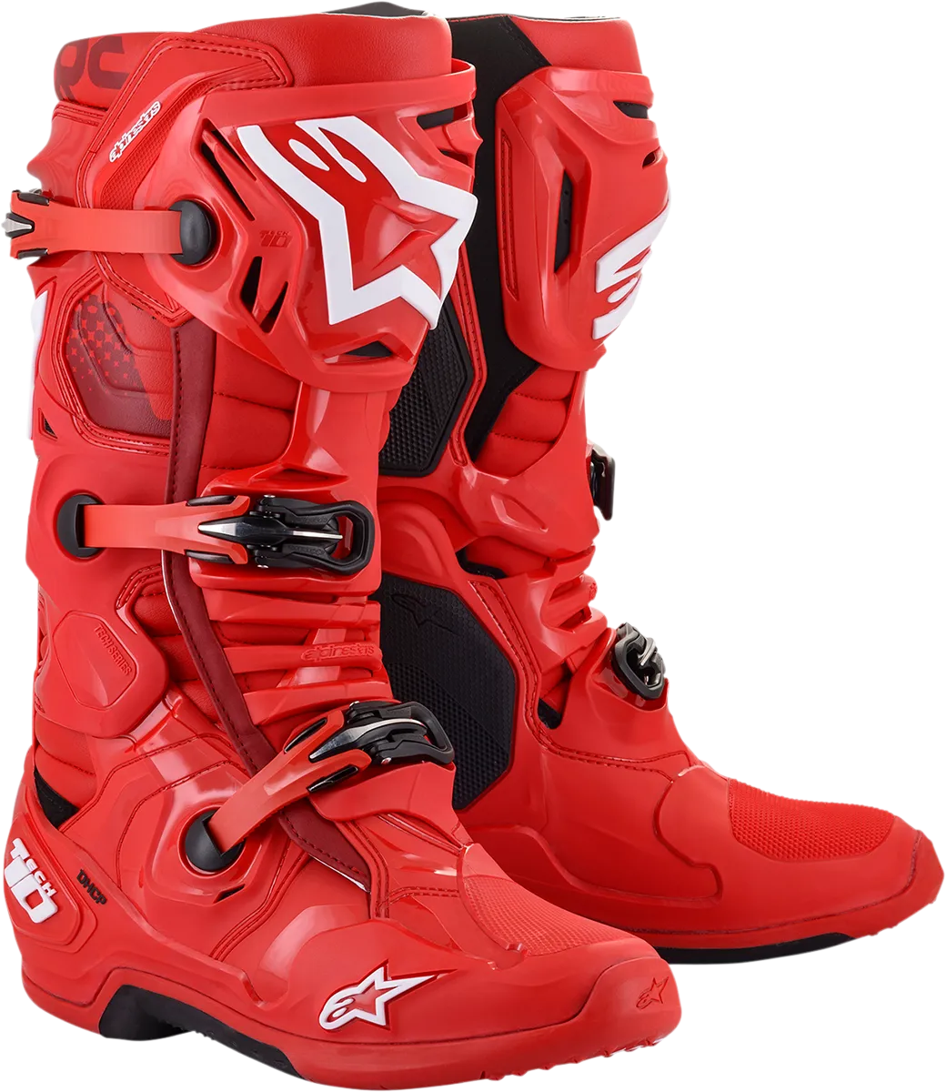 ALPINESTARS Tech 10 Boots - Red - US 10 2010020-30-10
