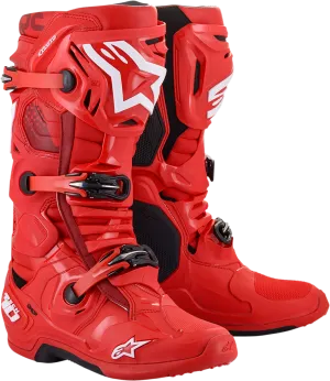 ALPINESTARS Tech 10 Boots - Red - US 9 2010020-30-9