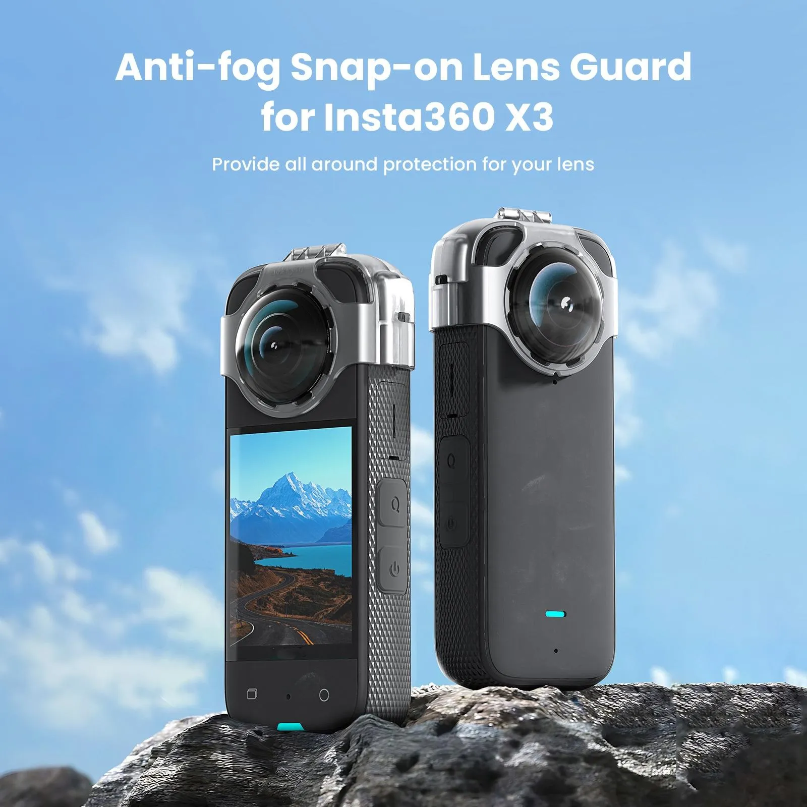 Amagisn Protective Lens Guard for Insta360 X3 Camera