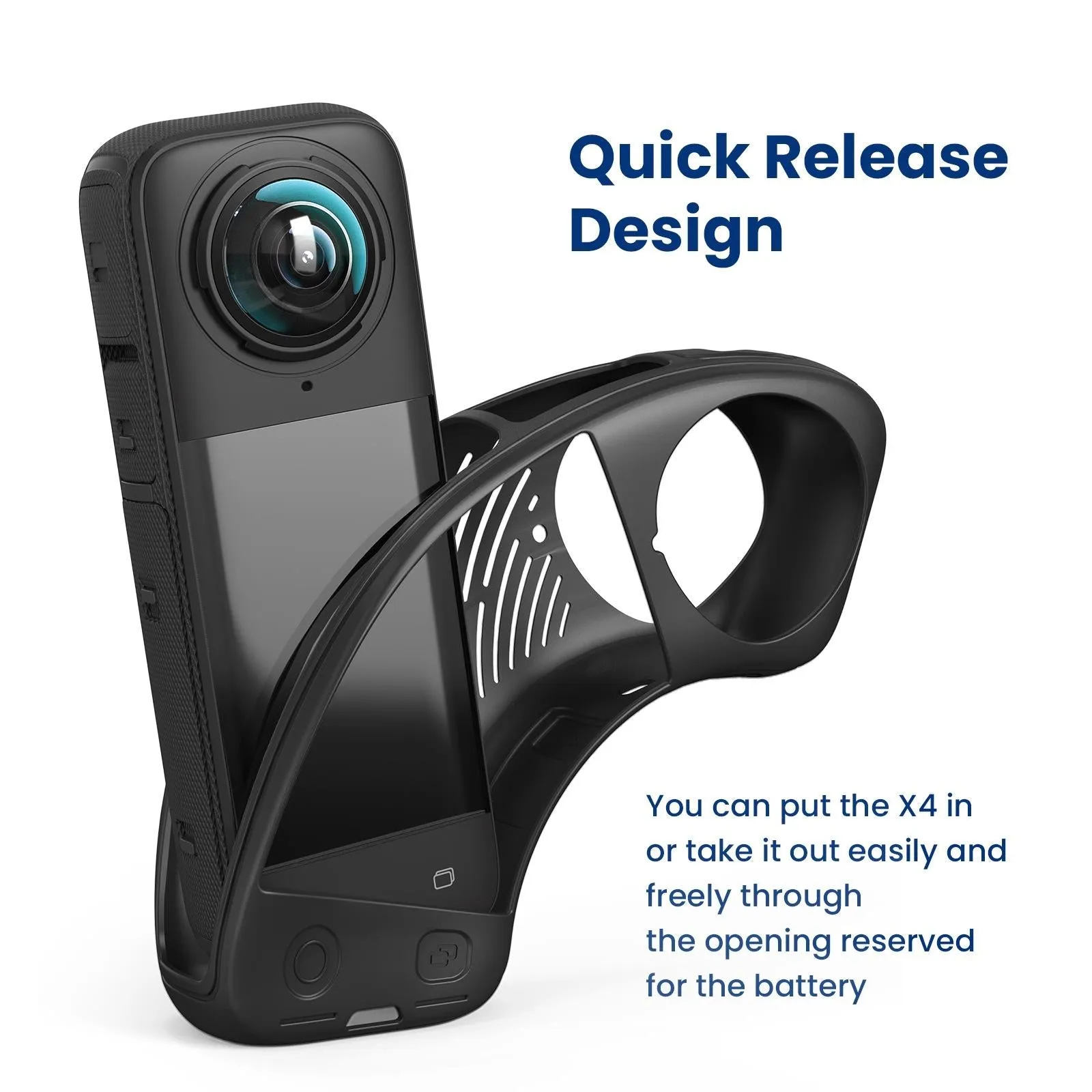 Amagisn Silicone Protective Cover for Insta360 X4