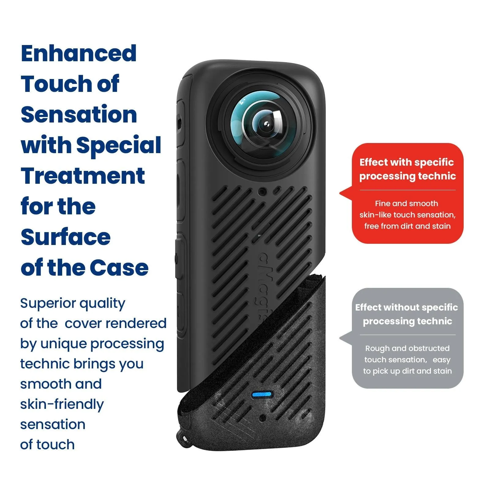 Amagisn Silicone Protective Cover for Insta360 X4