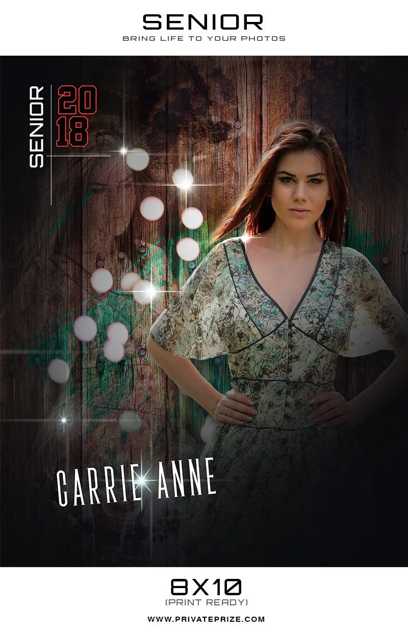 Anne -Senior Enliven Effects Photoshop Template