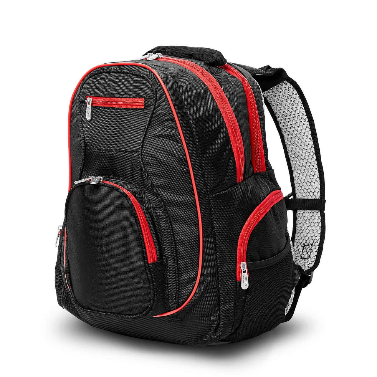 Arkansas Razorbacks 2 Piece Premium Colored Trim Backpack and Luggage Set