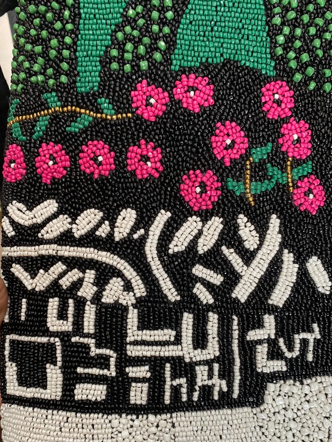 Artist Beaded Bag