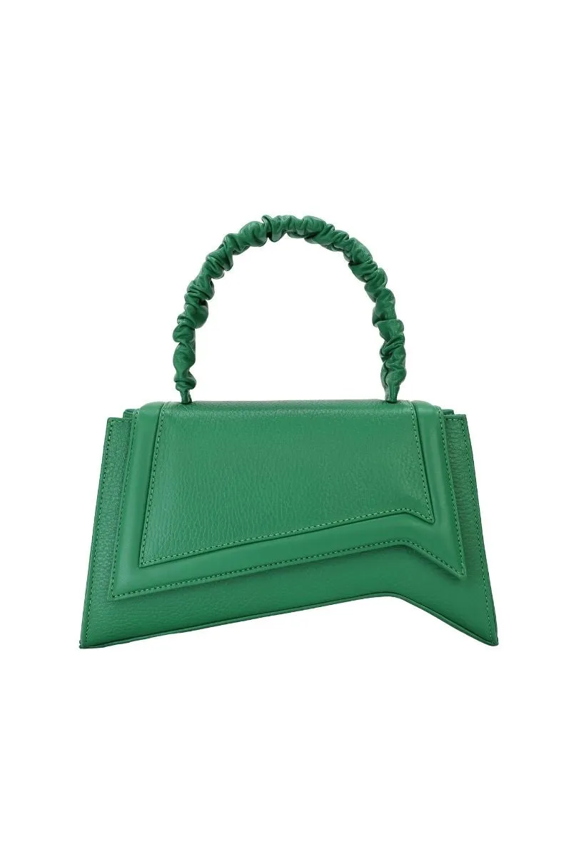 ASYA GREEN TOP HANDLE BAG