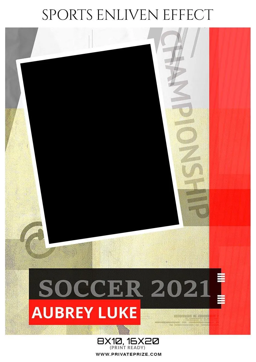 Aubrey Luke - Soccer Sports Enliven Effect Photography Template