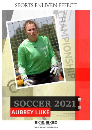 Aubrey Luke - Soccer Sports Enliven Effect Photography Template