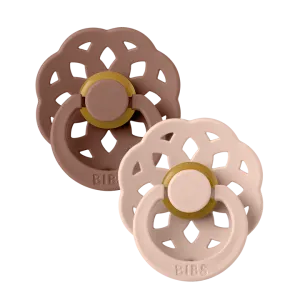 Bibs Pacifier - Boheme Woodchuck and Blush - 2 Pack