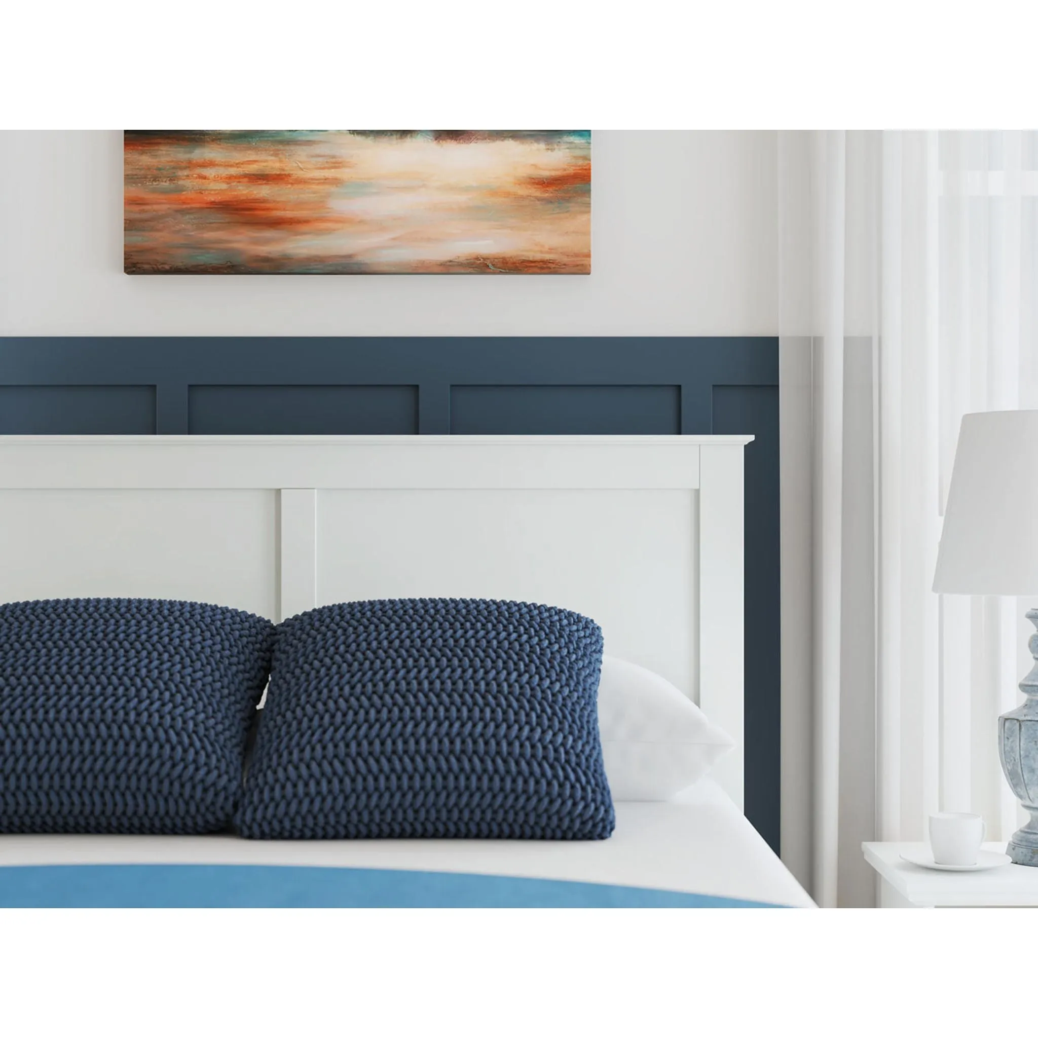 Bostwick Shoals Queen Panel Bed - White