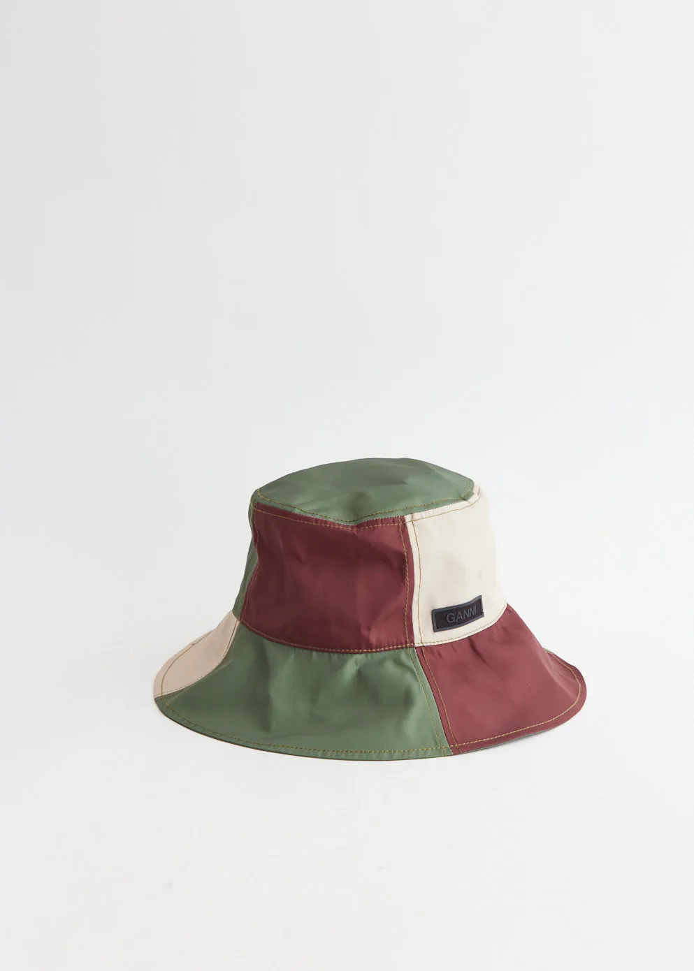 Bucket Hat Patchwork Tech