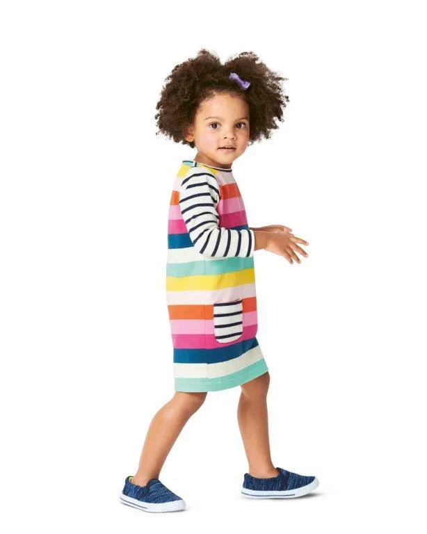 Burda Pattern 9296 Babies' Shirtdress