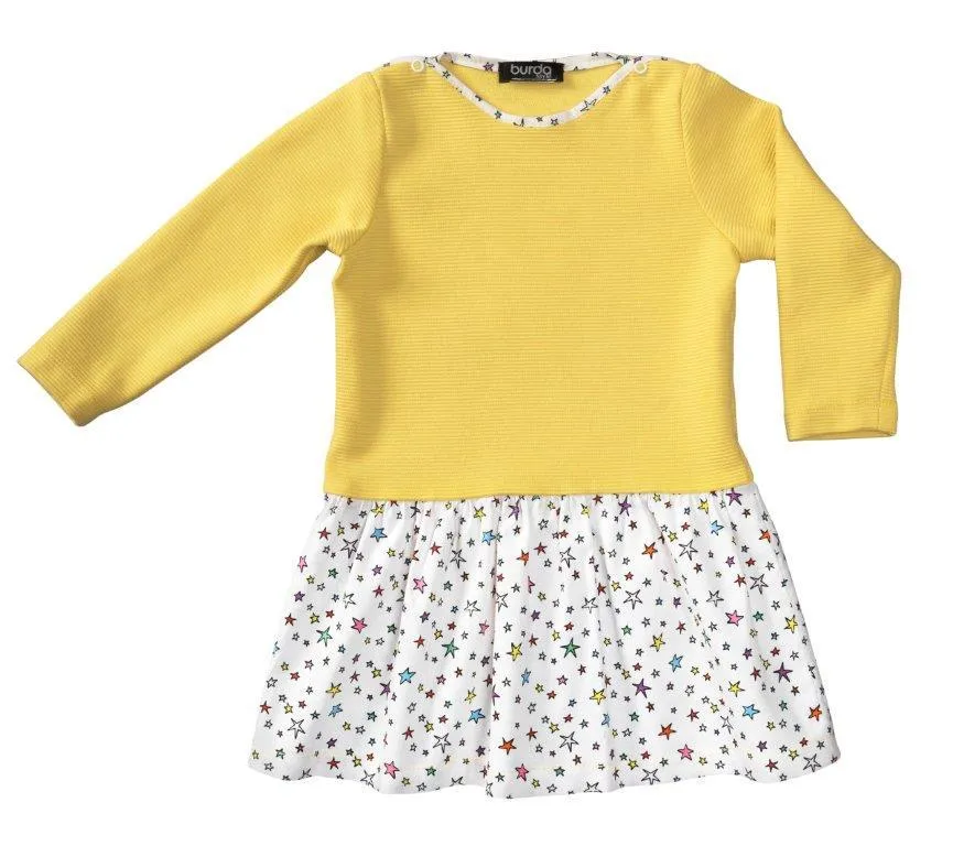 Burda Pattern 9296 Babies' Shirtdress