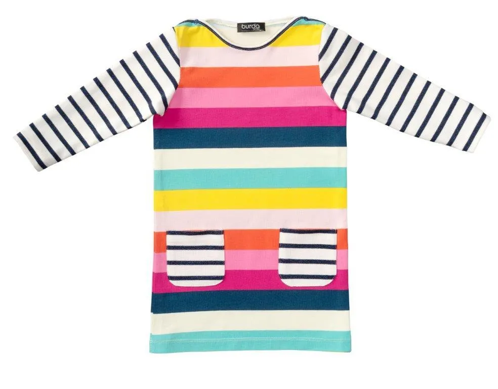 Burda Pattern 9296 Babies' Shirtdress