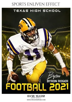 Byron Roger - Football Sports Enliven Effect Photography Template
