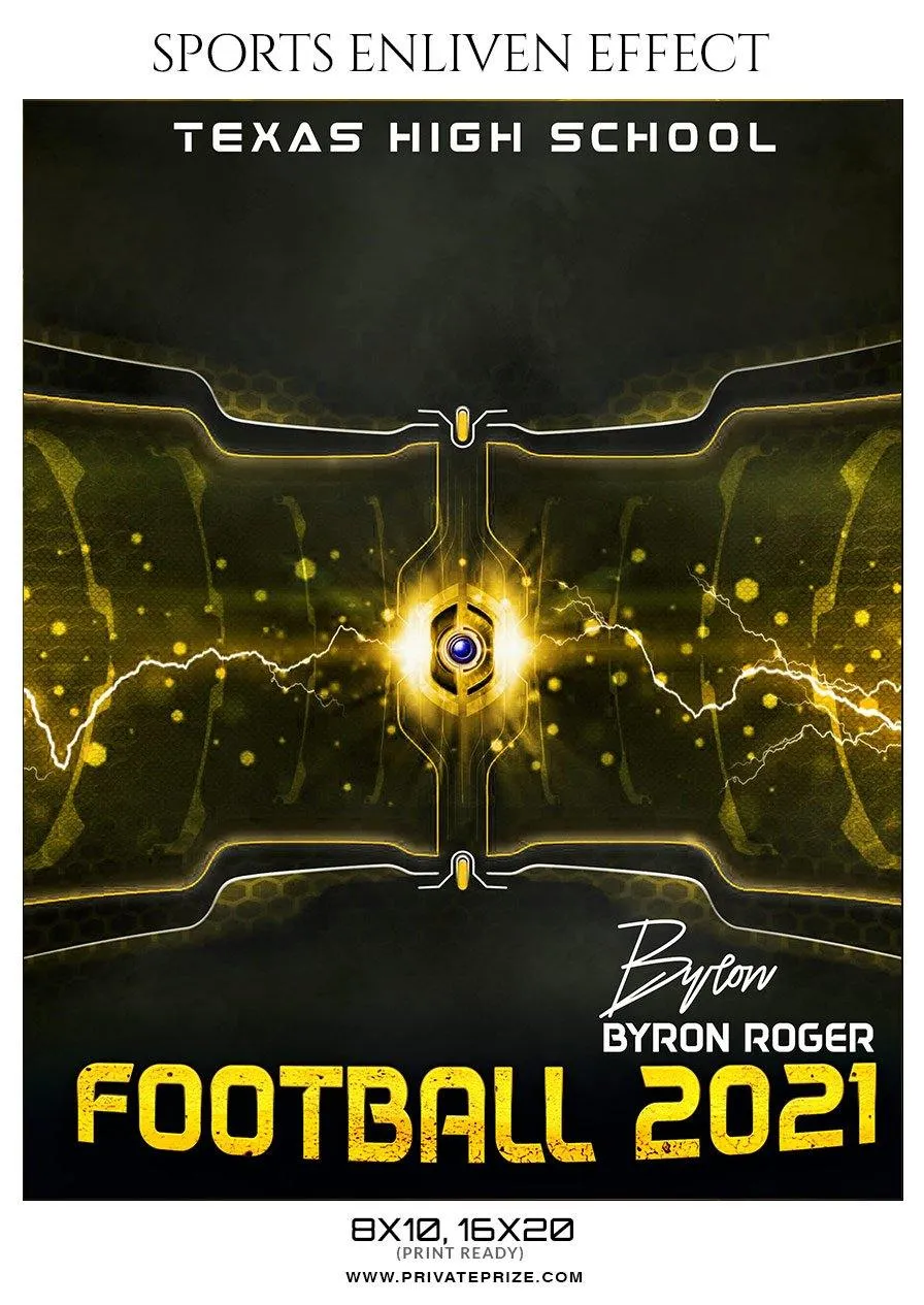 Byron Roger - Football Sports Enliven Effect Photography Template