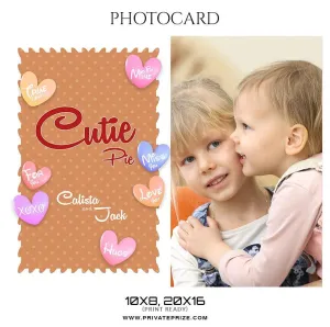 Calista And Jack - Valentine's Photo Card Templates