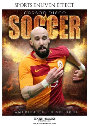 Carson Diego - Soccer Sports Enliven Effect Photography Template