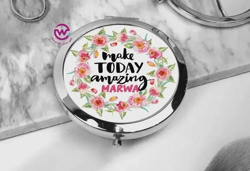 Compact Mirror - Floral