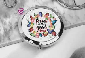 Compact Mirror - Floral