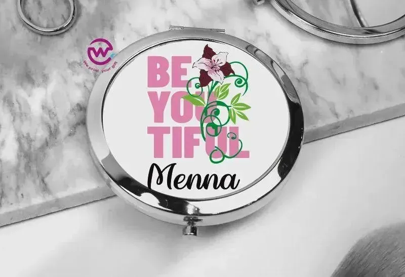 Compact Mirror - Floral