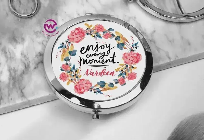 Compact Mirror - Floral
