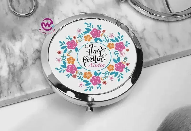 Compact Mirror - Floral