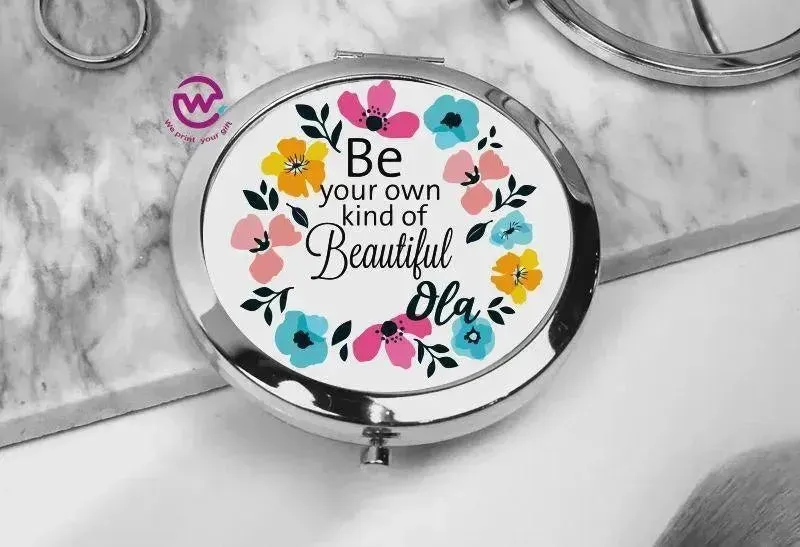 Compact Mirror - Floral