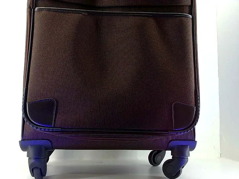 Coolife Expandable 24in Luggage with TSA Lock Brown