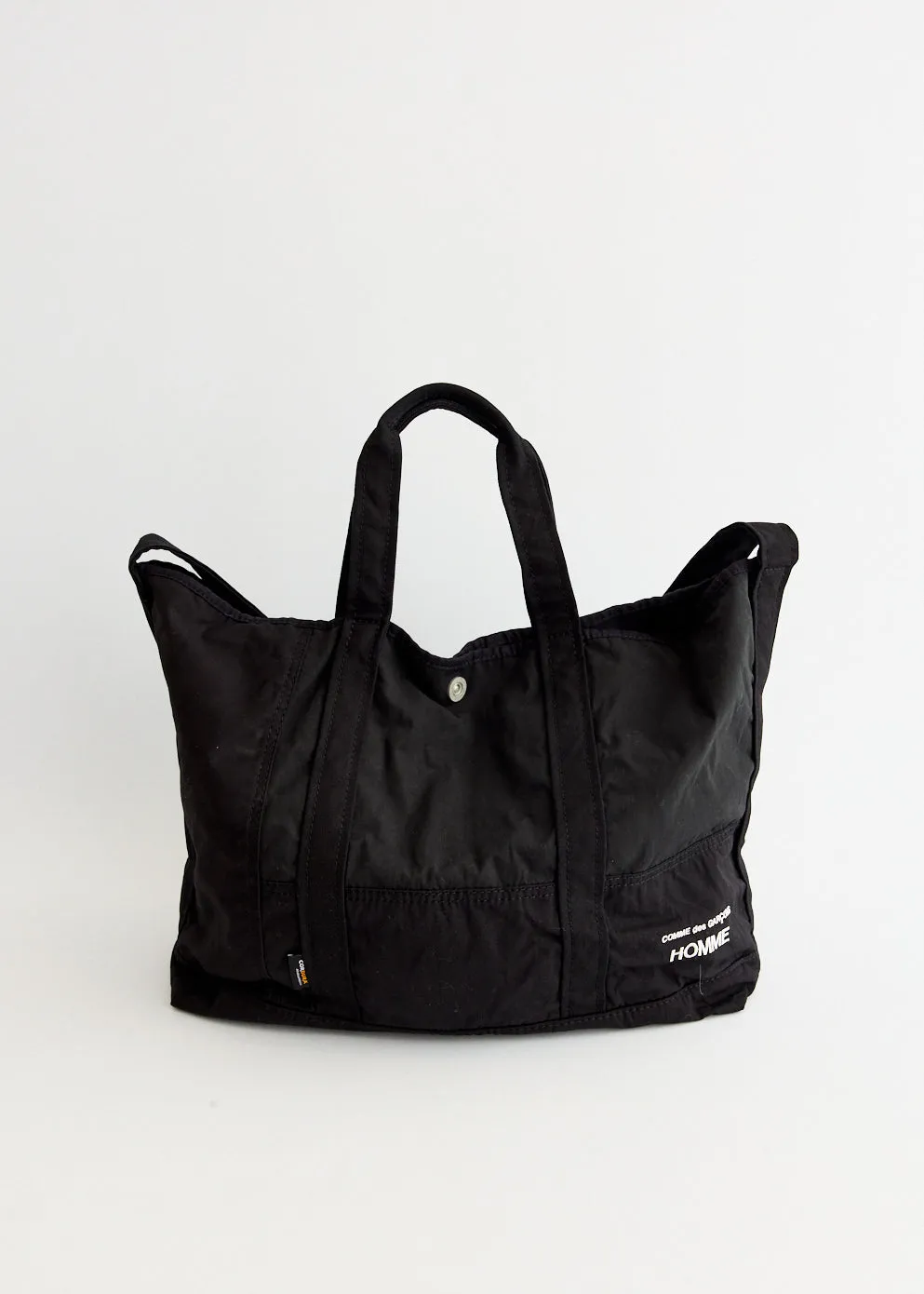 Cotton Nylon Patchwork Washed Tote