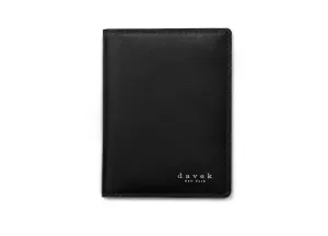DAVEK SLIM FOLD with mini pen & pull tab - BLACK