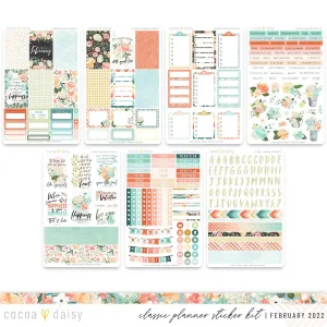 Elegance Blooms Classic Sticker Kit February 2022