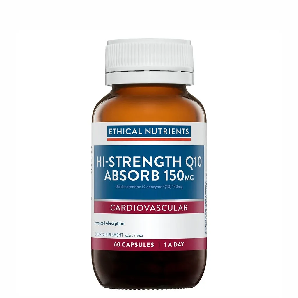 Ethical Nutrients Hi-Strength Q10 Absorb 150mg