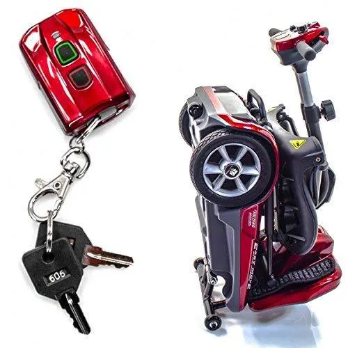EV Rider Transport AF  Automatic Folding Scooter Burgundy Red Open Box