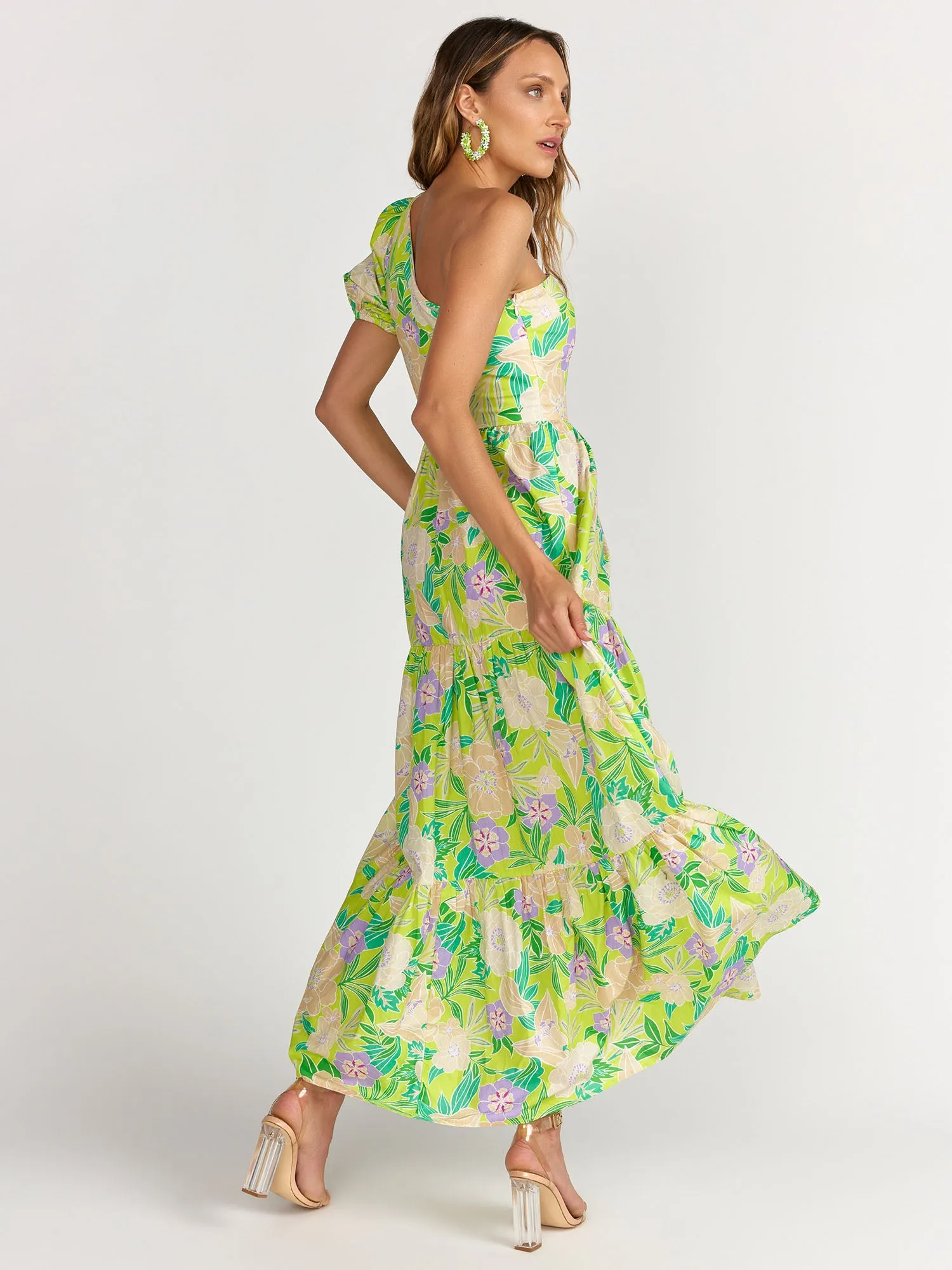 Flying Tomato One Shoulder Floral Maxi Dress - Brands We Love