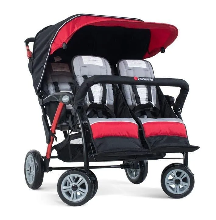 Foundations® Compass™ Quad 4-Passenger Stroller