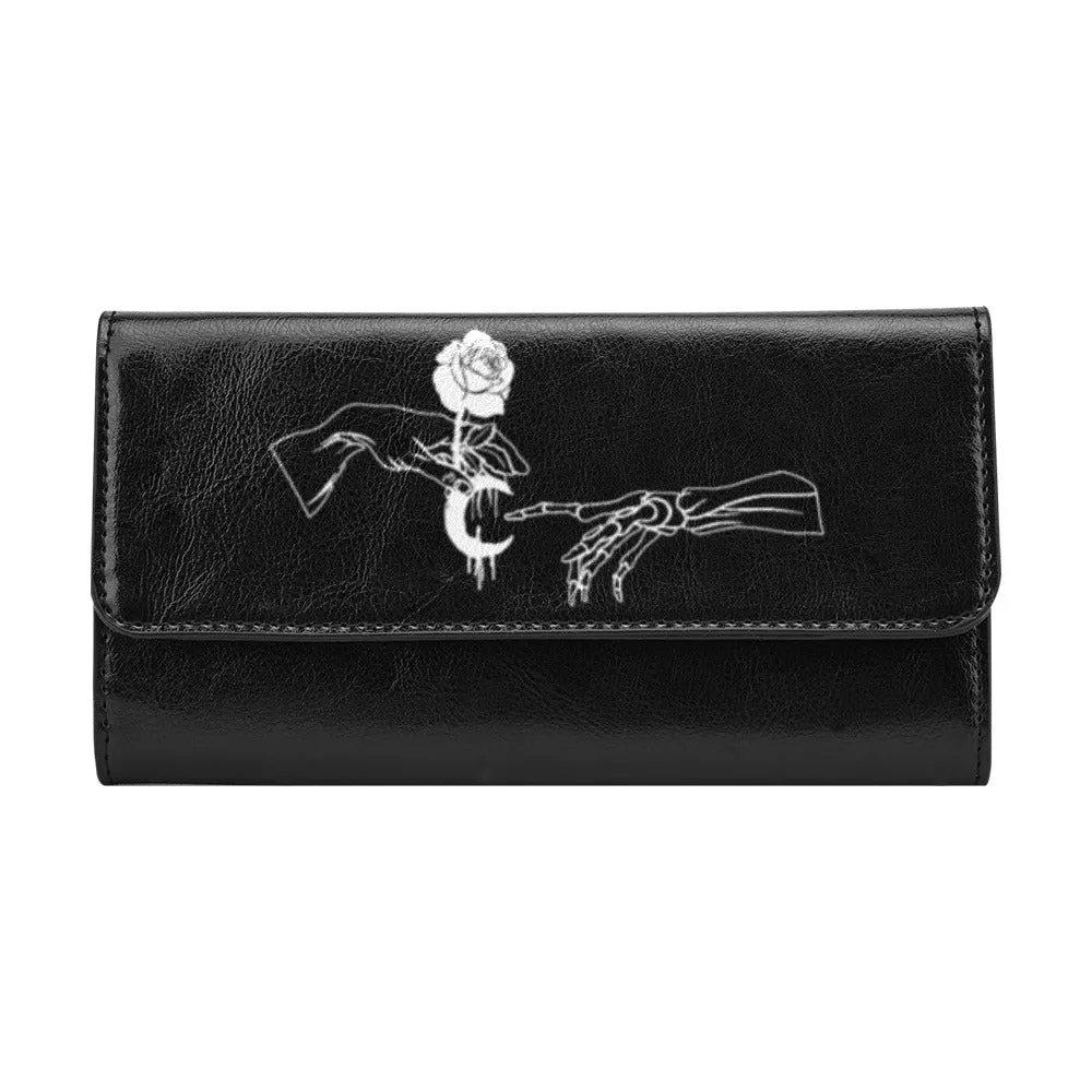 Gothic Creation Of Adam Trifold Wallet
