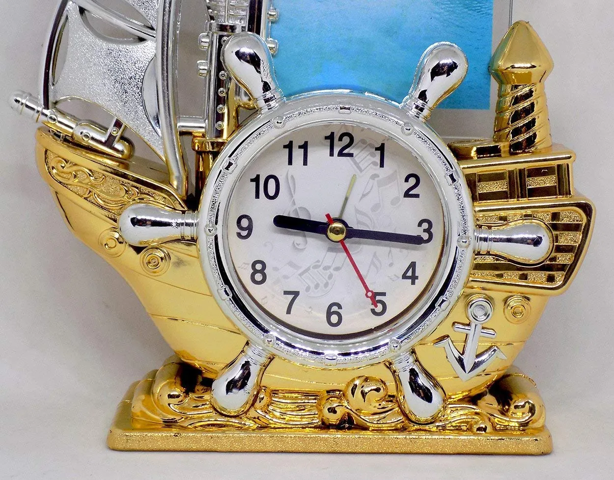 INAAYA Photo Frame Cum Clock for Office and Study Table Set of 6