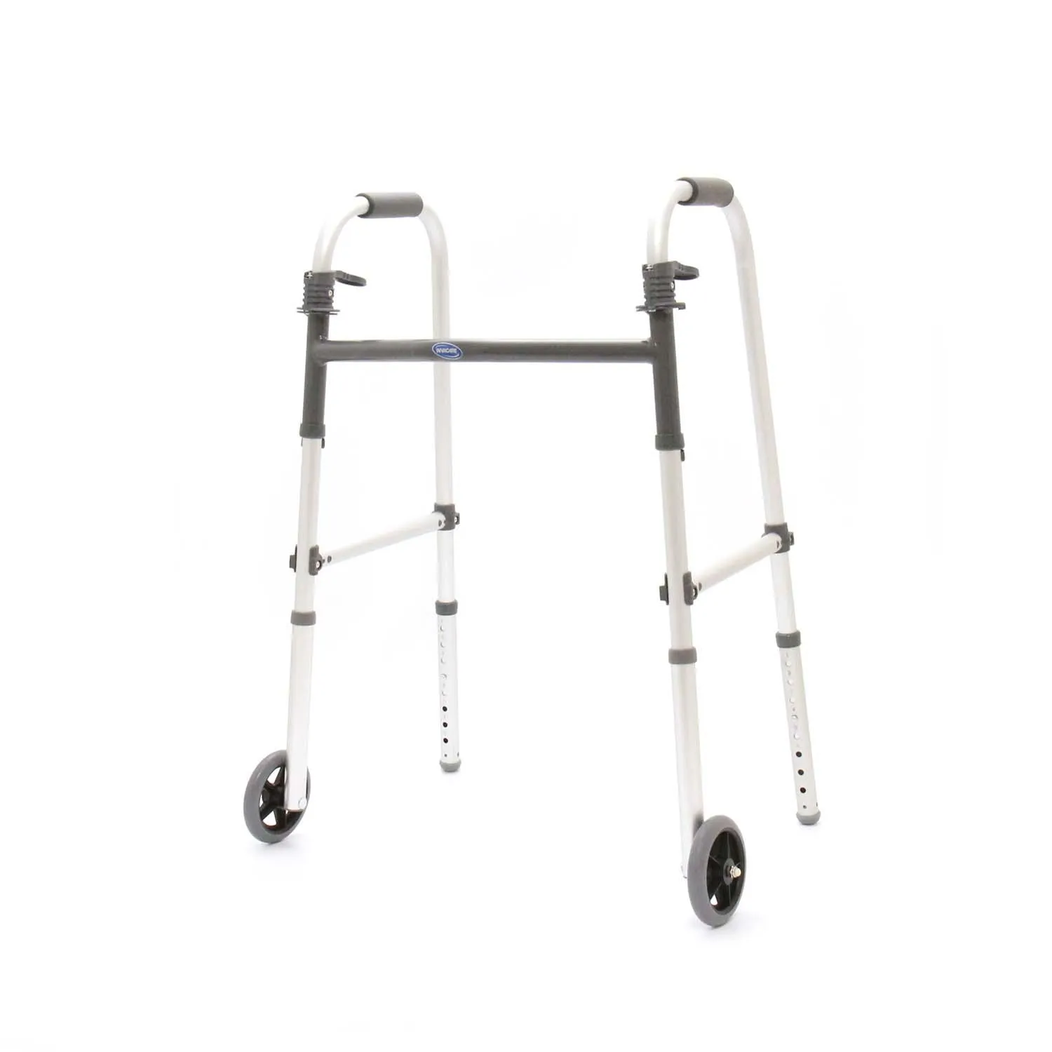 Invacare 5" Single Fixed-Wheel Attachments with Glide Tips, 6271