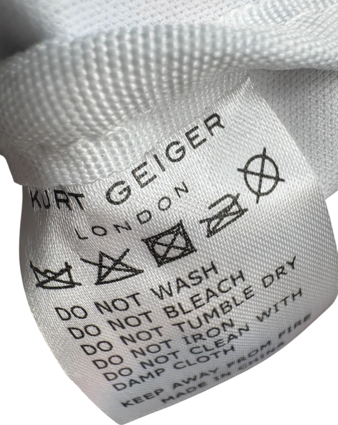 Kurt Geiger Blue Beaded Kensington Shopper Bag