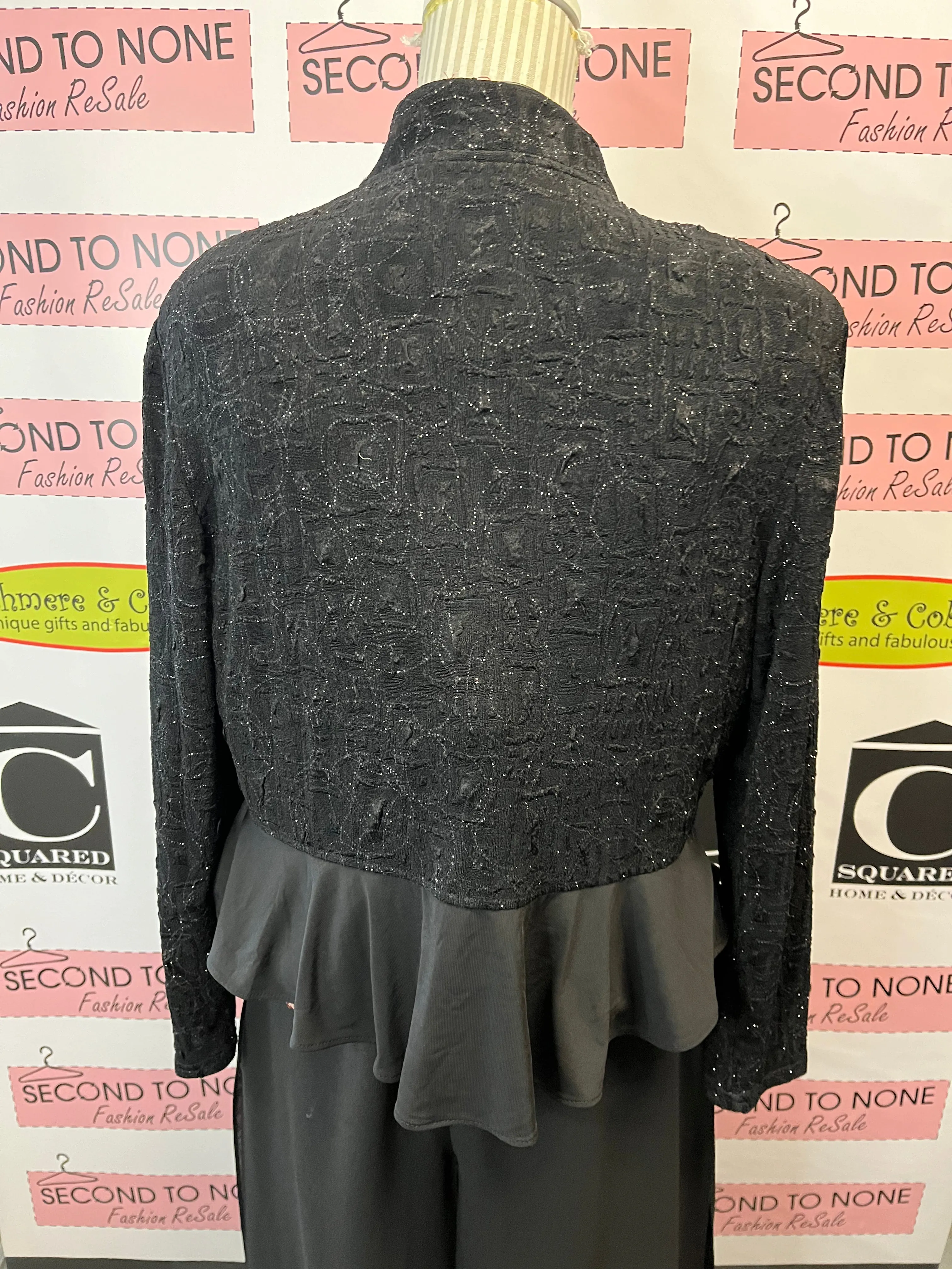 Laura Sparkly & Ruffled Shrug (Size 12)