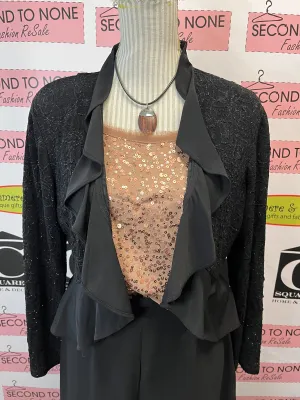 Laura Sparkly & Ruffled Shrug (Size 12)