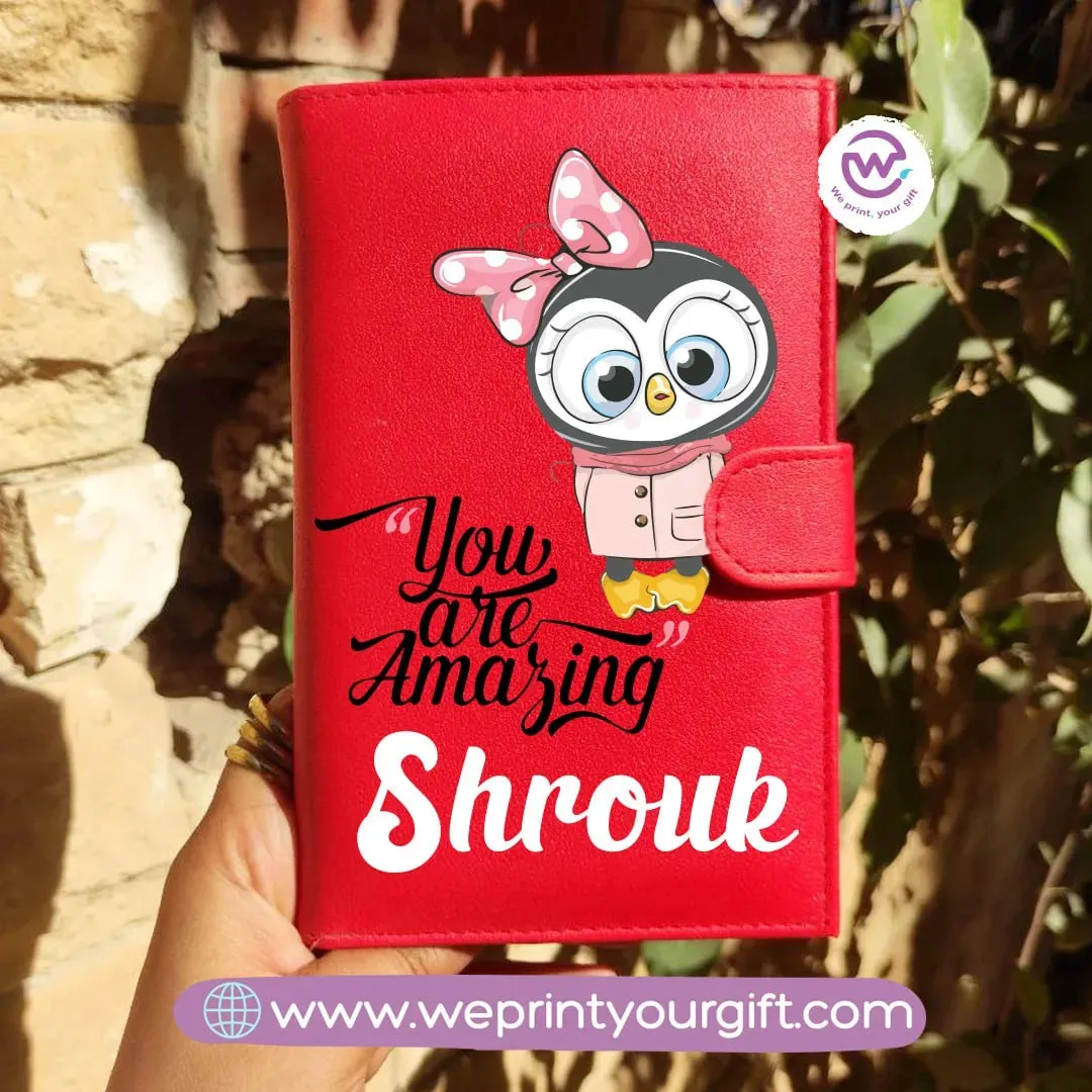 leather wallet-Owl