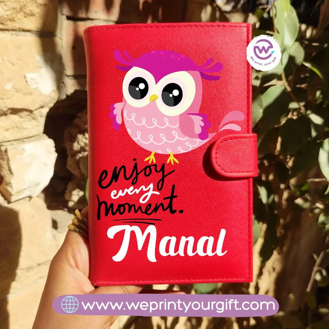 leather wallet-Owl
