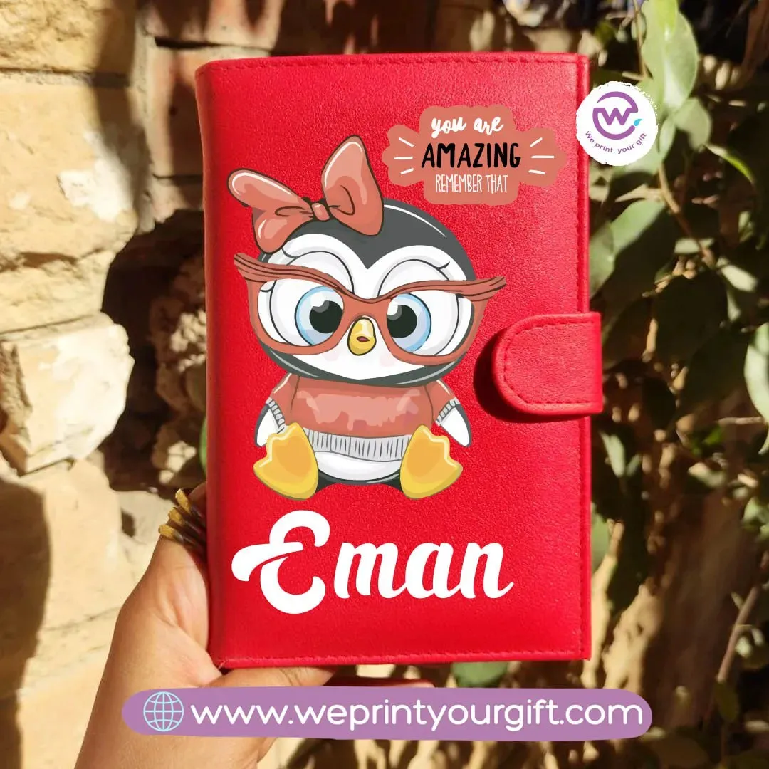 leather wallet-Owl