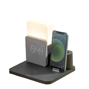 LED Light Bedside Lamp with Wireless Charger Dock