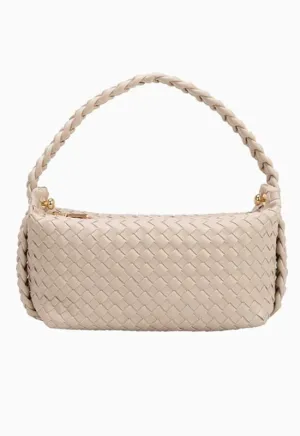 Melie Bianco - Alma Vegan Top Handle Bag Ivory
